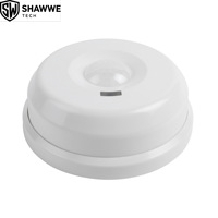 Détecteur de mouvement PIR filaire à montage au plafond, en ABS, résistant à l'eau, durable, capteur d'alarme antivol pour usage domestique et commercial