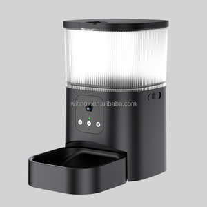 Best Seller a buon mercato prodotti per animali domestici 3L voce di colore nero alimentazione cibo per animali domestici Dispenser Wifi <span class=keywords><strong>App</strong></span> <span class=keywords><strong>Smart</strong></span> Ai Pet Feeder con fotocamera <span class=keywords><strong>App</strong></span> - Product Image 2