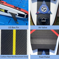 Planche de surf 12 pieds 6 pouces, livraison directe, planche de Wakeboard de sport aquatique, planche de paddle de course Sup