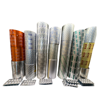 Emballage de capsules de pilules en aluminium composite triplex imprimé sur mesure pour l'emballage pharmaceutique, épaisseur de 130 à 200 microns