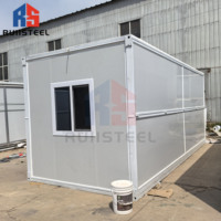 Maison conteneur détachable RUIISTEEL 6x3, taille compacte pour petit espace
