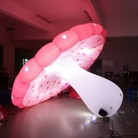 Décoration lumineuse en forme de champignon géant gonflable LED personnalisée Jenor pour la décoration d'événements