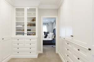 Armoire de haute qualité, design moderne, bois massif, dressing, style européen, étagères, armoire de chambre à coucher - Product Image 6