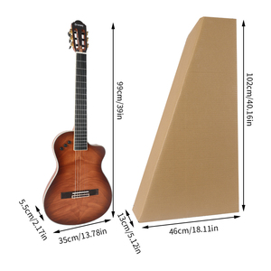 Starway Custom Latest G46C Texture Educational Guitarra 39 Inch Classical Cutaway Guitar <b>String</b> <b>Instrument</b> for Beginners - Product Image 5