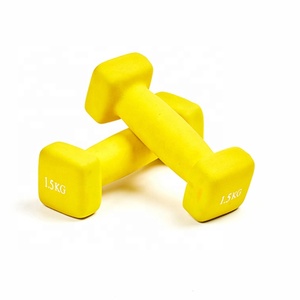 Haltères carrés colorés durables et confortables en fonte recouverts de néoprène pour l'entraînement musculaire des femmes, vente en gros, 0,<span class=keywords><strong>5</strong></span>-<span class=keywords><strong>5</strong></span> <span class=keywords><strong>kg</strong></span> - Product Image 6