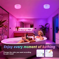 Nouveaux plafonniers LED RGB à commande à distance, design moderne et populaire, pour salle de bain, chambre à coucher, salon, garantie de 2 ans