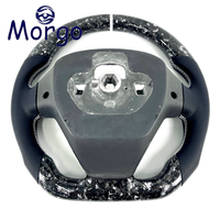 Volant personnalisé en fibre de carbone forgée blanche pour Ford Fiesta Mk7 Mk7.5 2010-2016
