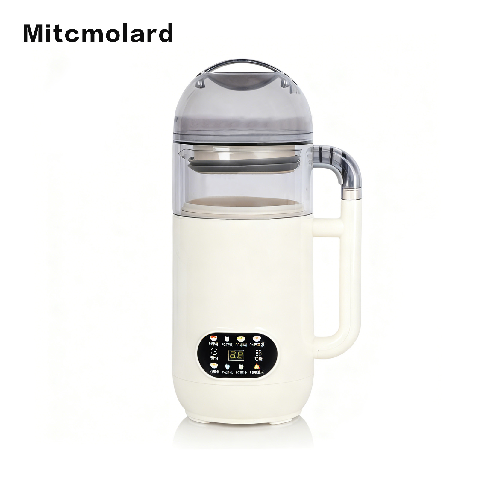 Mitcmolard 2026 Trending Automatic Multi-Purpose Soy Milk and Egg Steamer Maker Household Nuts Blender
