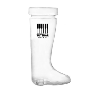 Gobelet à bière en plastique de 1 litre, gobelet à bière transparent en forme de botte géante - Product Image 3
