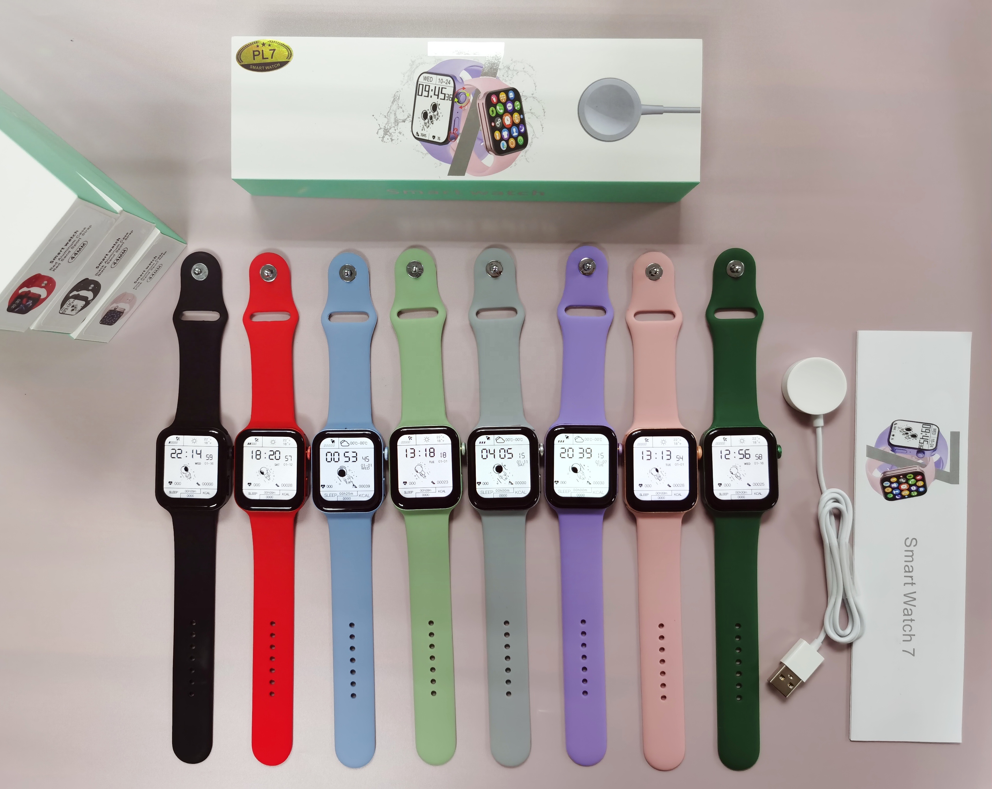 Смарт-часы серии 6, 7, Iwo7, Iwo13, Iwo12, высокое качество, гарантия W7, S7 Plus, Pro, Watch7, Смарт-часы PL7