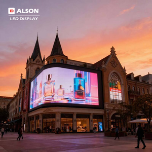 ALSON <span class=keywords><strong>LED</strong></span> Dış Mekan <span class=keywords><strong>LED</strong></span> Ekranları P2.5 P2.6 P2.9 P3 P4 P5 P6 P8 P10 Dış Mekan Su Geçirmez Bina Cephesi <span class=keywords><strong>LED</strong></span> Ekranları - Product Image 1