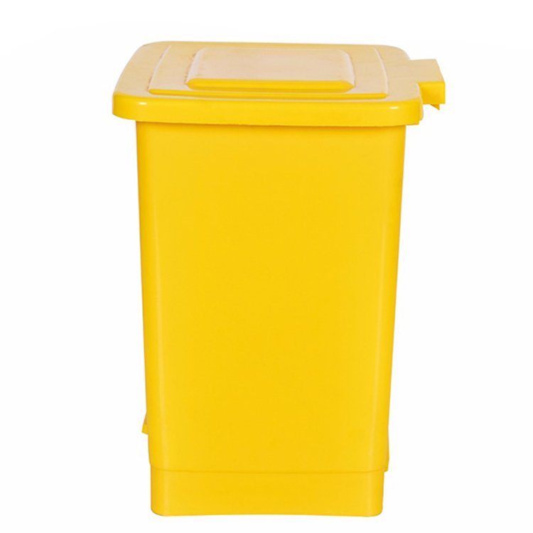 2020 nueva venta caliente de alta calidad de reciclaje de plástico de basura pedal de pie sanitaria bin