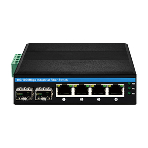 Switch PoE Industrial Olycom <span class=keywords><strong>de</strong></span> 4 Puertos, 10/100Mbps, Fast <span class=keywords><strong>Ethernet</strong></span>, Montaje en Riel DIN, Sin Gestión - Product Image 1