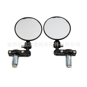 Espejo Retrovisor para Motocicleta Zuqing, 22mm, Manillar, Aleación de Aluminio Negra, Plegable, Espejo para Viajes Diarios RM111 - Product Image 4