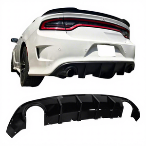 Chaoshenghang fábrica coche deporte directo PP adecuado parachoques trasero labio coche difusores para <span class=keywords><strong>Dodge</strong></span> <span class=keywords><strong>Charger</strong></span> <span class=keywords><strong>SRT</strong></span> 2015-2021 - Product Image 1
