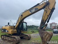 Excavatrice Caterpillar 320D d'occasion, modèle 2007, 21,8 tonnes, moteur de 118 kW, composants hydrauliques et pompe, engins de construction