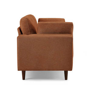 เก้าอี้โมโนบล็อกพับได้สไตล์นอร์ดิกทันสมัยหุ้มผ้าอลูมิเนียมคุณภาพดีสำหรับใช้งานกลางแจ้ง - เก้าอี้โลหะสำหรับสวนหลังบ้านที่นั่งสบาย - Product Image 5