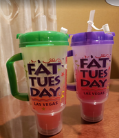 Gobelets Souvenirs Géants Daiquiri 32oz OEM Rapides, en Plastique Double Paroi Isolant pour Congélateur avec Poignée