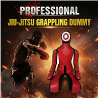 Mannequin de grappling Allfight Jiu Jitsu en PVC et cuir microfibre, sac de frappe lourd rempli de sable pour entraînement MMA et boxe en salle de sport