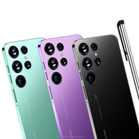 Teléfono Inteligente para Juegos S23 Ultra 5G en Oferta, Pantalla LED de 6.8 Pulgadas, 16 GB + 512 GB, 108 MP, Cuatro Núcleos, 60 Hz, 6800 mAh, Doble SIM, Desbloqueado, Francés