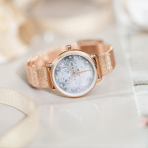 Montre pour femme, ciel étoilé, cadran dégradé, montre à quartz. - Product Image 4