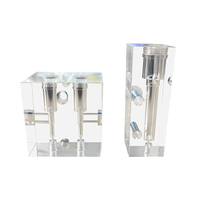 Service de fraisage en plastique, bricolage, OEM, personnalisé de haute qualité, Fabrication CNC, pièces transparentes, Pmma en acrylique Transparent, pièces de protocoles rapide