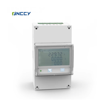 Compteur d'énergie numérique AC monophasé sur rail DIN série EM ONCCY 45A 220V EN50470 3 IP51 AFFICHAGE TACTILE