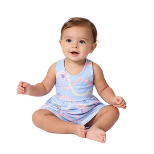 A26-11 Venta Directa de Fábrica, Personalización, Rompers con Tirantes Ajustables, Romper con Botones a Presión para Niña, Rompers con Estampado de Leopardo para Bebé - Product Image 3