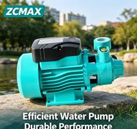 Pompe à eau périphérique ZCMAX QB-60 0,5 CV 220 V auto-amorçante pour l'alimentation en eau domestique et l'irrigation des jardins