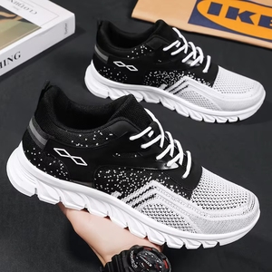 Zapatillas Deportivas Casuales para Hombre, Transpirables, Antideslizantes, Ligeras, de Tejido Elástico, Estilo Slip-On - Product Image 3