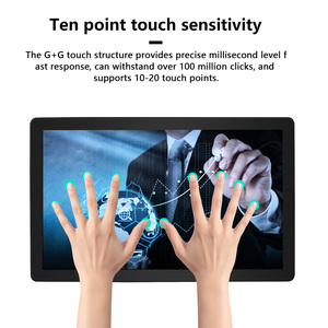 New Waterproof Industrial Touch Screen <strong>Monitor</strong> 10.1/13.3/15.6/19/27 Inch IPS Capacitive USB/<strong>DVI</strong> Wall-Mounted CE/FCC - Product Image 4