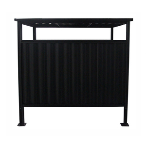 <span class=keywords><strong>Abri</strong></span> multifonctionnel semi-ouvert <span class=keywords><strong>de</strong></span> vélo du hangar 6x6 en métal avec le toit plat pour l'usage <span class=keywords><strong>de</strong></span> rue - Product Image 4