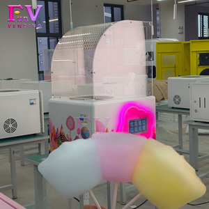 Mini <strong>Cotton</strong> <strong>Candy</strong> Vending Automatic <strong>Sugar</strong> Box High Efficiency Low Cost School Playground - Product Image 4