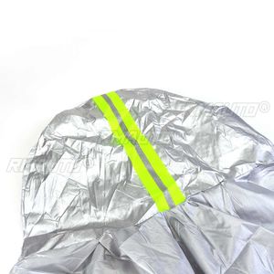 Housse de voiture imperméable 4,85x1,85x1,8m, intérieur/extérieur, protection complète contre le soleil, les UV, la neige et la poussière, universelle pour berline et SUV - Product Image 6