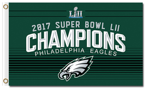 Haute qualité 3x5ft Philadelphia Eagles <span class=keywords><strong>NFL</strong></span> Team Flag Kelly Green 100% Polyester Design personnalisé Stock disponible pour les fans - Product Image 6