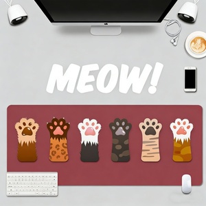Wholesale Rubber UV Printed Durable Cute Pet Theme Desk Mat Custom Logo Animal Mouse Pad Veterinary Pet Shops Promotional Gifts