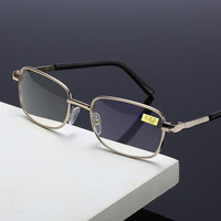 501 Monture Métal Verres en Verre Presbytie Myopie Fournisseur Vente en Gros Lunettes Femmes Lunettes Correctrices Lunettes de Lecture Flexibles