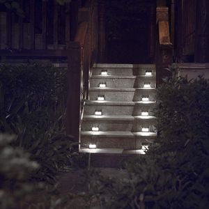 โคมไฟติดผนัง LED 3 ดวง รุ่นโซลาร์ สแตนเลสสตีล IP55 |   ระยะเวลาใช้งาน 6 ถึง 9 ชั่วโมง |   ไฟส่องขั้นบันไดและรั้วกลางแจ้งแบบไม่ใช้สาย |   วอร์ม/ไวท์ - Product Image 4
