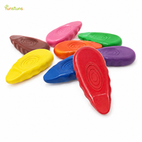 Crayones de plástico lavables, que no manchan, duraderos, de cuerpo sólido, pigmento vívido para pintura en el aula, manualidades escolares, suministros para colorear