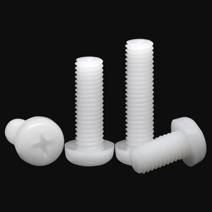 Suministro Directo de Fábrica, Tornillos de Nylon Blancos de Alta Calidad M2-M8, Sistema Métrico para Máquinas de Plástico M3 M4 M5 M6 - Product Image 4