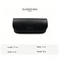 Ensemble d'emballage de lunettes de luxe Bestclean avec logo personnalisé, étui en cuir PU de qualité supérieure et kit de nettoyage, service OEM ODM d'usine