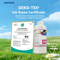 Paket Tinta Fluoresen Ramah Lingkungan Kenteer DTF, Tinta Pigmen Berbasis Air untuk Pencetakan Digital Printer Film Langsung, Bubuk Kocok