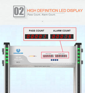 2024 sıcak satış Tempe <span class=keywords><strong>Metal</strong></span> dedektörü kapıdan yürümek endüstriyel kapı çerçevesi <span class=keywords><strong>Metal</strong></span> dedektörü <span class=keywords><strong>metal</strong></span> dedektörü ile yürümek - Product Image 6