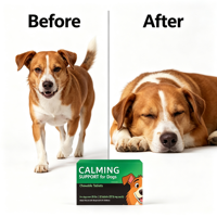 Comprimés à mâcher apaisants pour chiens Petlab Private Label, multivitamines, soutien immunitaire, soulagement de l'anxiété, complément alimentaire