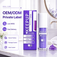 Dentifrice Correcteur de Couleur Violet V34 Marque Privée, Éliminateur d'Odeurs, Haleine Fraîche, Sérum de Santé Buccale