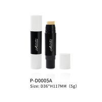 Contenant de luxe vide pour stick de blush avec éponge, emballage pour stick de contour et illuminateur, tube pour stick de fond de teint