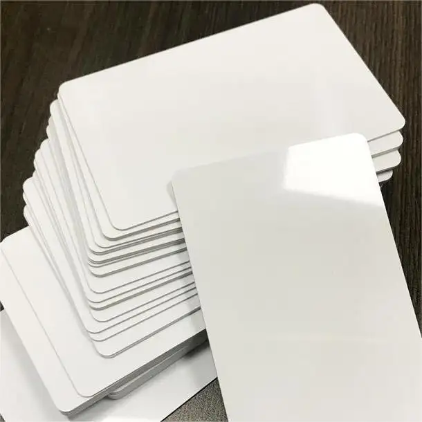 HSQY China Manufacturers Supply Cut-to-size Inkjet Printing White PVC Sheet for Plastic Core Card Material