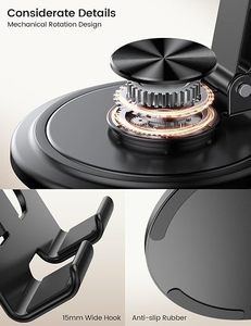 Cell Phone <b>Stand</b> for Desk Sturdy Phone Holder Foldable Adjustable <b>Desktop</b> Phone <b>Stand</b> Office Gaming Desk - Product Image 4