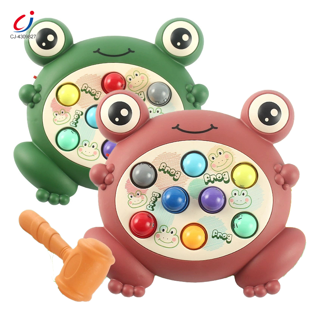 Игровой автомат Chengji Hammer Frog radly Education Family интерактивный Электрический мультфильм Ударь-крот сенсорные игрушки