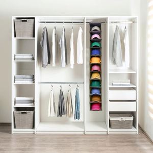 Convenient Foldable Closet Organizer Storage <b>Bag</b> for <b>Hat</b> & Baseball Caps Custom Thickness for Living Room & Bathroom Use - Product Image 1